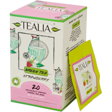 Tealia Strawberry (20 Pyramid Envelope Sachets) 40g